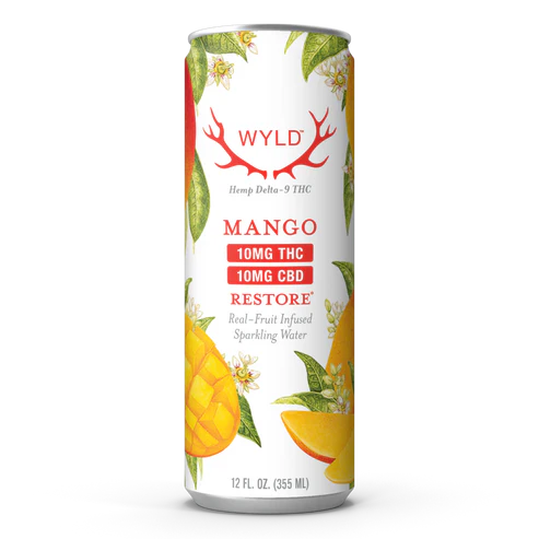 Mango THC 2 Sparkling Water