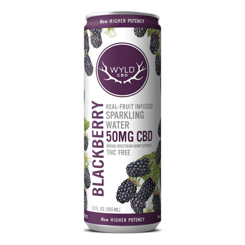 Blackberry CBD Sparkling Water 2